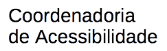 Logo - Coordenadoria de Acessibilidade